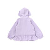 【撥水加工】サッカーチェックフード付きペプラムブルゾン(90~150cm) | BeBe | 詳細画像8 