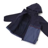 【撥水加工】リップストップフード付きバイカラーロゴブルゾン(90~150cm) | BeBe | 詳細画像17 