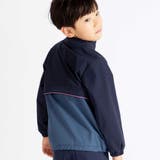 【撥水加工】リップストップフード付きバイカラーロゴブルゾン(90~150cm) | BeBe | 詳細画像6 