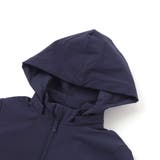 【撥水加工】リップストップフード付きバイカラーロゴブルゾン(90~150cm) | BeBe | 詳細画像9 