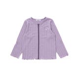 【UVカット 速乾】袖丈調節針抜きテレコ長袖ZIPカーディガン(90~130cm… | BeBe | 詳細画像4 