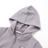 【抗菌防臭 UVカット】ミラノリブワッペン付きフード長袖ZIPカーディガン(90… | BeBe | 詳細画像10 