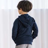 【抗菌防臭 UVカット】ミラノリブワッペン付きフード長袖ZIPカーディガン(90… | BeBe | 詳細画像4 