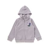 【抗菌防臭 UVカット】ミラノリブワッペン付きフード長袖ZIPカーディガン(90… | BeBe | 詳細画像8 