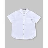 コットンオックスくるみボタンシャツ(80~150cm) | BeBe | 詳細画像1 