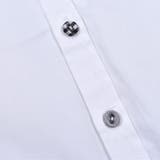 コットンオックスくるみボタンシャツ(80~150cm) | BeBe | 詳細画像10 