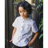 コットンオックスくるみボタンシャツ(80~150cm) | BeBe | 詳細画像5 