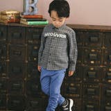 ネルチェックロゴプリントシャツ(90~150cm) | BeBe | 詳細画像5