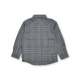 ネルチェックロゴプリントシャツ(90~150cm) | BeBe | 詳細画像7