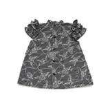 【お揃い】先染めチェックローズプリントフリルブラウス(90~160cm) | BeBe | 詳細画像9 