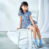 ドビーフラワーガーデンプリントパフスリーブブラウス | BeBe | 詳細画像3