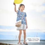 ドビーフラワーガーデンプリントパフスリーブブラウス | BeBe | 詳細画像5