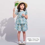 ドビーフラワーガーデンプリントパフスリーブブラウス | BeBe | 詳細画像7