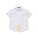 グレー | ポイント配色オックス半袖レギュラーシャツ(90~140cm) | BeBe