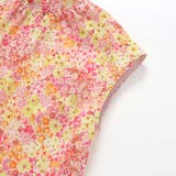 【DEVEAUX】水彩風花柄シャーリングブラウス(90~140cm) | BeBe | 詳細画像11