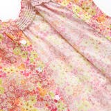 【DEVEAUX】水彩風花柄シャーリングブラウス(90~140cm) | BeBe | 詳細画像14