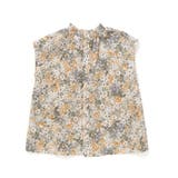 【DEVEAUX】水彩風花柄シャーリングブラウス(90~140cm) | BeBe | 詳細画像7