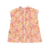【DEVEAUX】水彩風花柄シャーリングブラウス(90~140cm) | BeBe | 詳細画像9