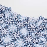 【お揃い】復刻アーカイブタイル柄肩フリルブラウス(100~150cm) | BeBe | 詳細画像10