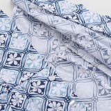 【お揃い】復刻アーカイブタイル柄肩フリルブラウス(100~150cm) | BeBe | 詳細画像15