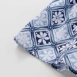 【お揃い】復刻アーカイブタイル柄肩フリルブラウス(100~150cm) | BeBe | 詳細画像16