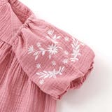 フラワー刺しゅうダブルガーゼバルーン袖ブラウス(90~150cm) | BeBe | 詳細画像11