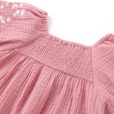 フラワー刺しゅうダブルガーゼバルーン袖ブラウス(90~150cm) | BeBe | 詳細画像13