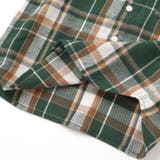 ネルチェック袖ロールアップ長袖シャツ(100~140cm) | BeBe | 詳細画像13