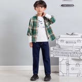 ネルチェック袖ロールアップ長袖シャツ(100~140cm) | BeBe | 詳細画像3