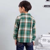 ネルチェック袖ロールアップ長袖シャツ(100~140cm) | BeBe | 詳細画像5