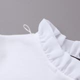 フリル襟ボウタイ付きスムース長袖ブラウス(110~130cm) | BeBe | 詳細画像10