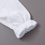 フリル襟ボウタイ付きスムース長袖ブラウス(110~130cm) | BeBe | 詳細画像14