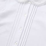 花レース丸襟フロントタックスムース長袖ブラウス(90~140cm) | BeBe | 詳細画像11 