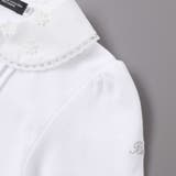 花レース丸襟フロントタックスムース長袖ブラウス(90~140cm) | BeBe | 詳細画像12 