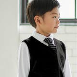 ニットタイ付きスムースストレッチ長袖シャツ(90~140cm) | BeBe | 詳細画像3 