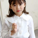 ストレッチウェザー付け襟キャンディスリーブブラウス(90~160cm) | BeBe | 詳細画像4