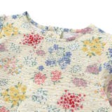 【お揃い】リップルマルシェフラワーパフスリーブブラウス(100~150cm) | BeBe | 詳細画像10 