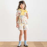 【お揃い】リップルマルシェフラワーパフスリーブブラウス(100~150cm) | BeBe | 詳細画像5 