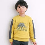 ベア裏毛恐竜標本トレーナー(80~150cm) | BeBe | 詳細画像1 