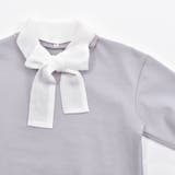 リボンタイレイヤード風ポンチトレーナー(100~150cm) | BeBe | 詳細画像4