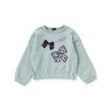 リボン刺しゅうギャザートレーナー(90~150cm) | BeBe | 詳細画像5 