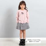 テリアプリントスカラップトレーナー(80~150cm) | BeBe | 詳細画像2