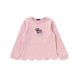 テリアプリントスカラップトレーナー(80~150cm) | BeBe | 詳細画像5