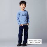 パッチ刺しゅうロゴレイヤード風トレーナー(80~160cm) | BeBe | 詳細画像4 