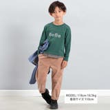 パッチ刺しゅうロゴレイヤード風トレーナー(80~160cm) | BeBe | 詳細画像6 