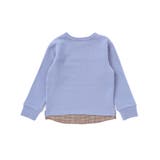 パッチ刺しゅうロゴレイヤード風トレーナー(80~160cm) | BeBe | 詳細画像9 