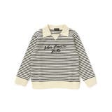 【お揃い】ボーダーリブZIPカラー長袖プルオーバー(90~160cm) | BeBe | 詳細画像9 