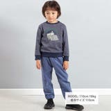 トレインプリントメランジトレーナー (90~150cm) | BeBe | 詳細画像2 