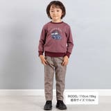 トレインプリントメランジトレーナー (90~150cm) | BeBe | 詳細画像4 