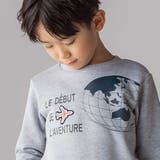 【JALコラボ】地球儀＆飛行機ワッペントレーナー(90~140cm) | BeBe | 詳細画像3 